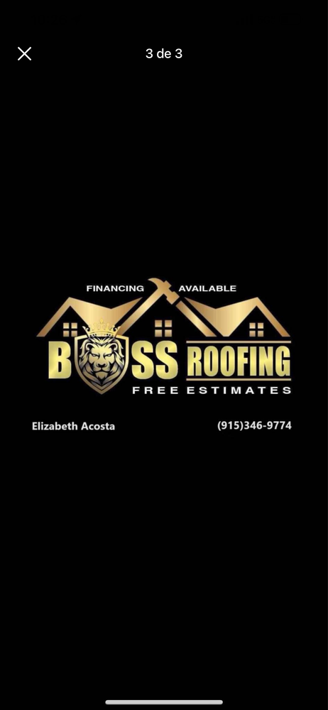 Slide of Boss Roofing