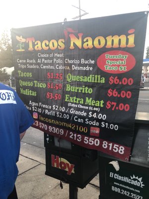 Menu photo 2 Ricos Tacos Naomi Arleta , CA Menu photo 2 Ricos Tacos Naomi Arleta , CA