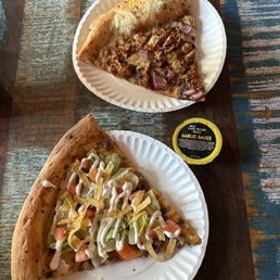 BBQ Chicken slice & Crunchy Slice PoW Cheezus Crunch Supreme! We left no crumbs!!! BBQ Chicken slice & Crunchy Slice PoW Cheezus Crunch Supreme! We left no crumbs!!!