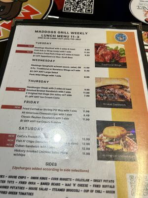 Menu photo 3 Maddogs Grill Clanton, AL
