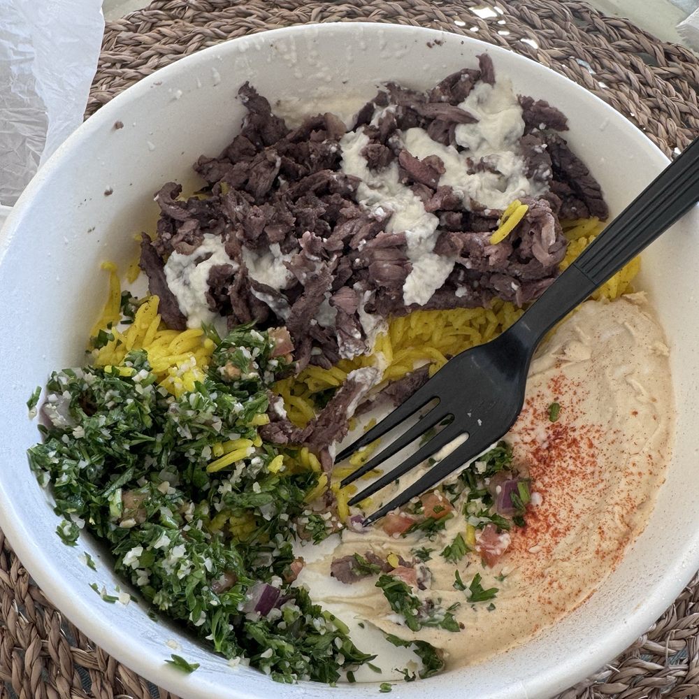 Shawarma Guys - Wagyu Beef Shawarma Bowl - Food Trucks Near Me - San Diego, California Shawarma Guys - Wagyu Beef Shawarma Bowl - Food Trucks Near Me - San Diego, California