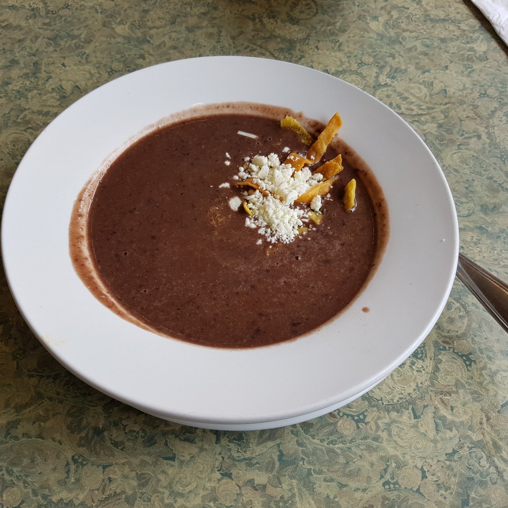 Black bean soup highly recommend. Black bean soup highly recommend.