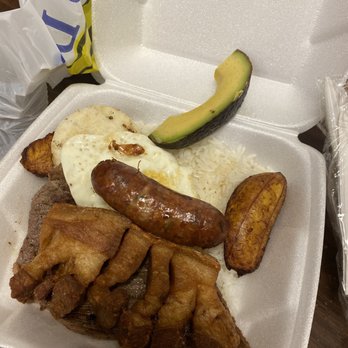 La Olla Restaurant - Small Bandeja Paisa - Colombian Near Me - Spring, Texas