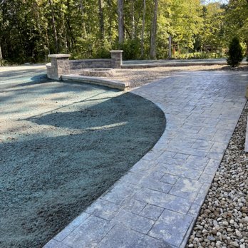Rea concrete & construction - All new landscaping and patio fire pit and seating wall - Masonry/Concrete Near Me - Painesville, Ohio Rea concrete & construction - All new landscaping and patio fire pit and seating wall - Masonry/Concrete Near Me - Painesville, Ohio
