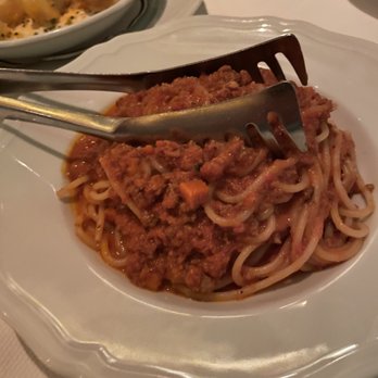 Carbone - A side of Spaghetti with meat sauce to go with our Veal Parm. - Italian Near Me - Las Vegas, Nevada Carbone - A side of Spaghetti with meat sauce to go with our Veal Parm. - Italian Near Me - Las Vegas, Nevada