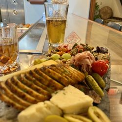 Crafted & Cured - Ploughman's is one of the most request boards and do not disappoint. ($29) The aged white cheddar was amazing!!