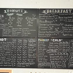 Dough and Joe - Menu