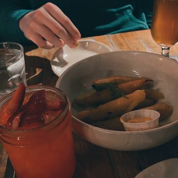 Jacob's Pickles - Fried Pickles, Jam Jar, not sure which IPA - Comfort Food Near Me - New York, New York Jacob's Pickles - Fried Pickles, Jam Jar, not sure which IPA - Comfort Food Near Me - New York, New York
