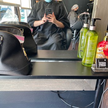Vicious Streak Salon - Sitting in the chair getting my roots bleached! - Hair Extensions Near Me - Santa Ana, California Vicious Streak Salon - Sitting in the chair getting my roots bleached! - Hair Extensions Near Me - Santa Ana, California