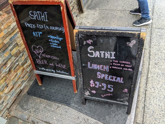 Menu photo 4 Sathi New York, NY