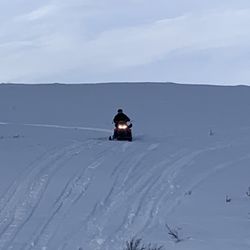 Eureka Roadhouse - Snow machine trails