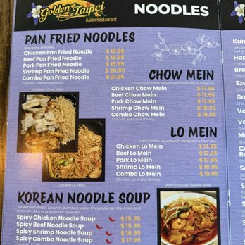 Golden Taipei - Restaurant menu - Pan Asian Near Me - Limon, Colorado Golden Taipei - Restaurant menu - Pan Asian Near Me - Limon, Colorado