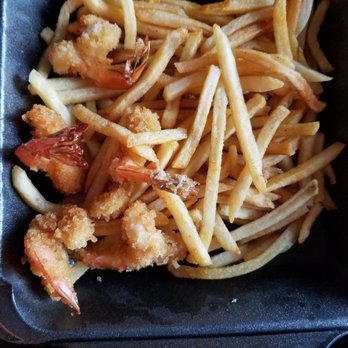 Boudreaux's - Fried shrimp and mushy fries. A despicable display. Total rip off. Long John Silvers has better seafood. - Cajun/Creole Near Me - Houston, Texas