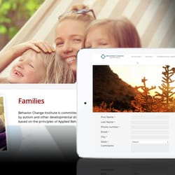 Hayden Dawkins - Website displayed on an iPad