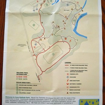 Cove Outlook Park - Page 2 of 2: Available in box at park. Here for you to preview and to see IF not available at park. - Hiking Near Me - Mount Joy, Pennsylvania