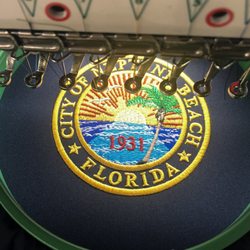 Aps Promotional Solutions - Embroidered crest for the City of Neptune Beach Florida