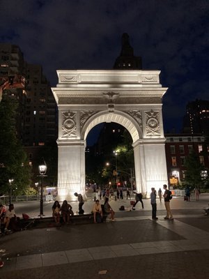 Washington Square Arch by null