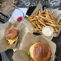 Smash burger and fries! Smash burger and fries!