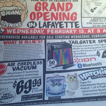 Ollie's Bargain Outlet - Discount Store Near Me - Lafayette, Louisiana Ollie's Bargain Outlet - Discount Store Near Me - Lafayette, Louisiana