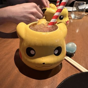 Komodo Dallas - Pikachu drink - Asian Fusion Near Me - Dallas, Texas Komodo Dallas - Pikachu drink - Asian Fusion Near Me - Dallas, Texas