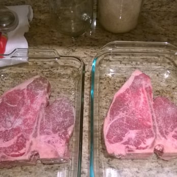 Midtown Butcher Shoppe - Salted up and ready for a few hours (~5-8hrs) in the fridge - Butcher Near Me - Atlanta, Georgia