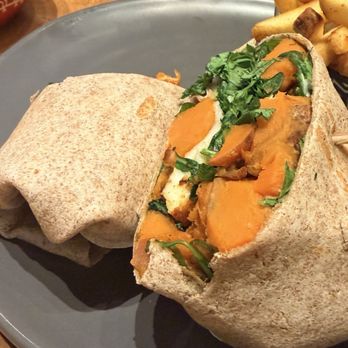 Nando's Peri-Peri - Sweet Potato Halloumi Wrap - South African Near Me - Skokie, Illinois