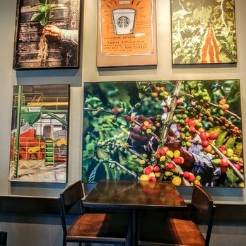 Starbucks - Wall Decor inside nearby Starbucks - Coffee & Tea Near Me - Dublin, California