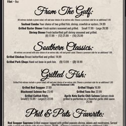Fezzo's Seafood Steakhouse and Oyster Bar - Gluten free menu! 8/30/2023