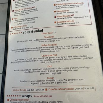 Countryside Pizza & Grill - Appetizer menu and salad's - Pizza Near Me - Veneta, Oregon