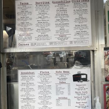 El Camion - Menu 2/6/26 - Mexican Near Me - Seattle, Washington El Camion - Menu 2/6/26 - Mexican Near Me - Seattle, Washington