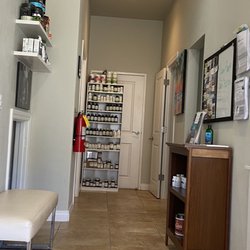 Sol Chiropractic - Wall of goodies and articles to take home regarding the subject of the week.