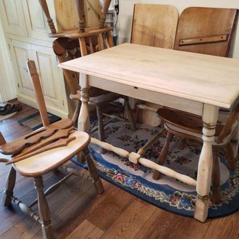 Whisky Woodworking Custom Cabinets & Products - How the table was returned, unfinished and in pieces. - Carpenters Near Me - Springfield, Georgia Whisky Woodworking Custom Cabinets & Products - How the table was returned, unfinished and in pieces. - Carpenters Near Me - Springfield, Georgia