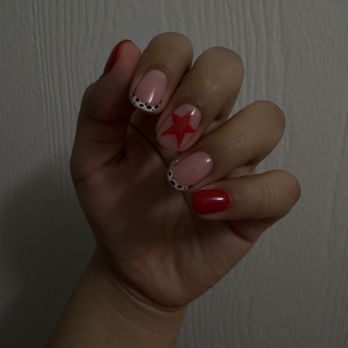 La Barra - detailed look of nail design and structured manicure - Nail Salons Near Me - Pleasanton, California