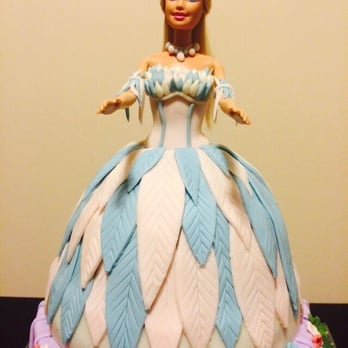 Custom Cakes - Barbie- Swan Lake - Desserts Near Me Custom Cakes - Barbie- Swan Lake - Desserts Near Me
