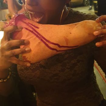 Bedford Manor Venue - Sis taking a sip as and me having a taste for human foot at Bedford Manor. It was part of their Halloween decor . - Venues & Event Spaces Near Me - Brooklyn, New York