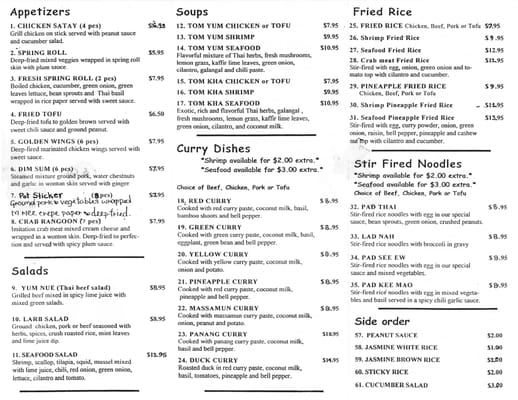 Menu photo 4 Thai Orchard Port Orchard, WA Menu photo 4 Thai Orchard Port Orchard, WA