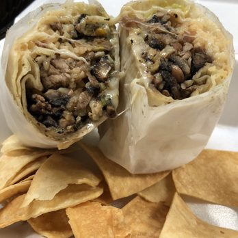 Homemade Taqueria Hempstead - Steak and Mushroom burrito - Mexican Near Me - Hempstead, New York