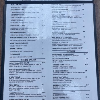 D’Boathaus - Menu - New American Near Me - Hewitt, New Jersey
