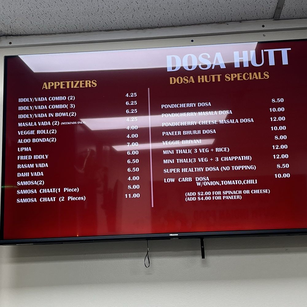 Dosa Hutt - Menu 2025 part 3 - Indian Near Me - Flushing, New York Dosa Hutt - Menu 2025 part 3 - Indian Near Me - Flushing, New York