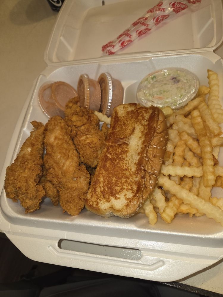 Food from Raising Cane's Chicken Fingers