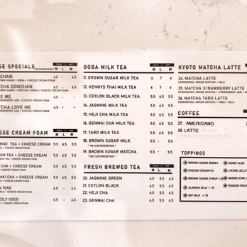 Umacha - Menu (1) - Bubble Tea Near Me - Costa Mesa, California