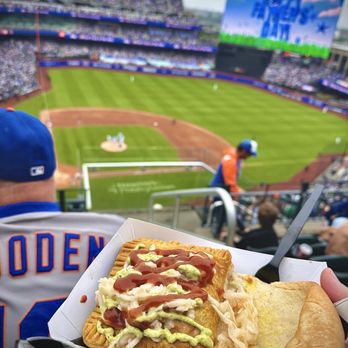 Citi Field - Curried Chicken Patty from Kwame's Patty Palace - Stadiums & Arenas Near Me - Corona, New York Citi Field - Curried Chicken Patty from Kwame's Patty Palace - Stadiums & Arenas Near Me - Corona, New York