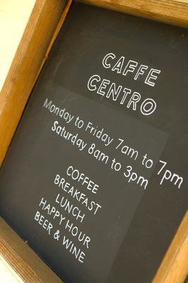 Menu photo 7 Caffe Centro San Francisco, CA
