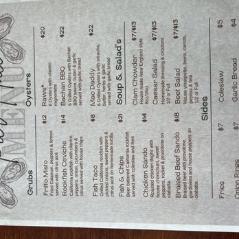 Pier Place - Menu - Seafood Near Me - Point Arena, California