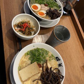 Ramen Danbo - Vegan Classic Ramen, Vegan Soy Chashu and Takana Donburi, Negi-goma Chashu-men - Ramen Near Me - Brooklyn, New York Ramen Danbo - Vegan Classic Ramen, Vegan Soy Chashu and Takana Donburi, Negi-goma Chashu-men - Ramen Near Me - Brooklyn, New York