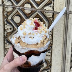 Hole in the Wall Custard Shoppe - S'mores sundae