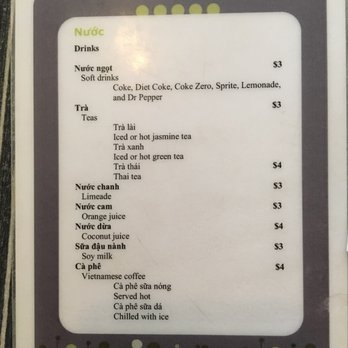 Pho-natic - Drink menu - Vietnamese Near Me - Denver, Colorado