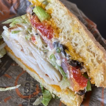 Schlotzsky's - a chicken sandwich cut in half - Delis Near Me - Fort Smith, Arkansas Schlotzsky's - a chicken sandwich cut in half - Delis Near Me - Fort Smith, Arkansas