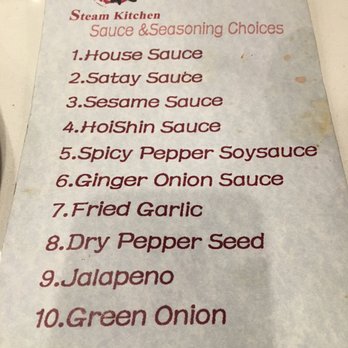 Tastee Steam Kitchen - Sauce options - Seafood Near Me - Oakland, California