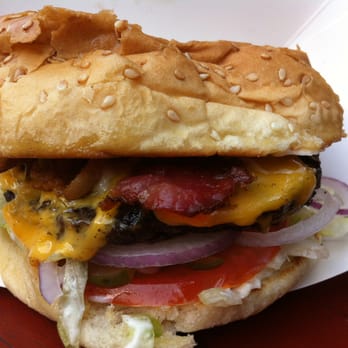 Char-Pit - Bacon Cheeseburger - American Near Me - Kings Beach, California Char-Pit - Bacon Cheeseburger - American Near Me - Kings Beach, California
